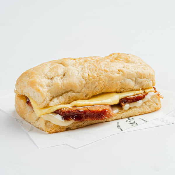 Glazed Ham & Cheese Ciabatta