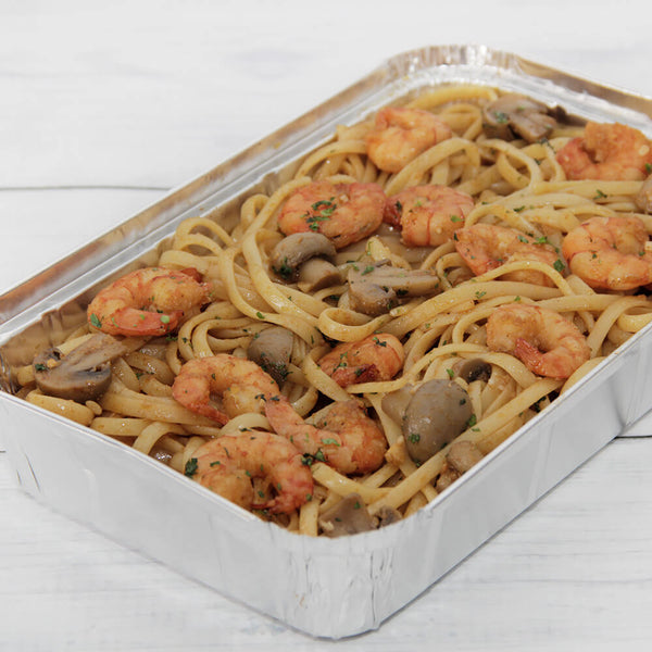 Pasta con Gambas