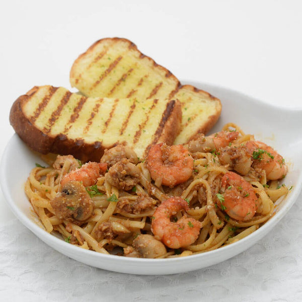 Pasta con Gambas